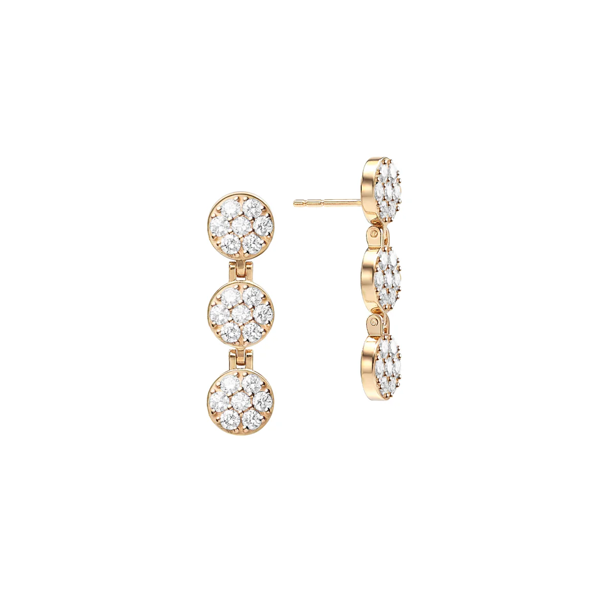 White Topaz April Birthstone Jewelry in 14k Gold